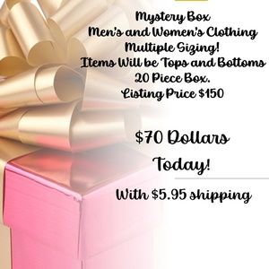 MYSTERY BOX OF 20 PIECES OF MEN'S AND WOMENS CLOTHING